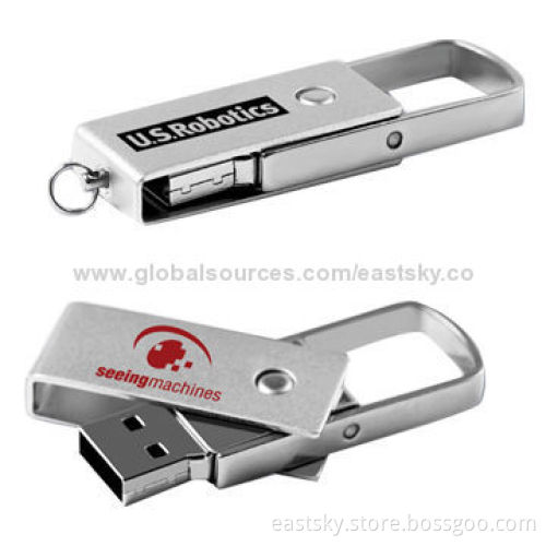 Custom Metal Flash Drive, Stainless Steel Shell, Built-in Password Protection and Bootable